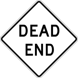 Dead end street.
