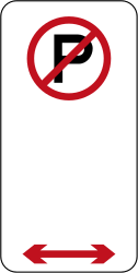 Estacionamento proibido.