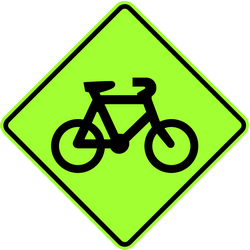 Bisikletçiler için uyarı.