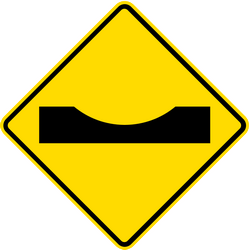 Warnung vor einem Sprung in die Straße.