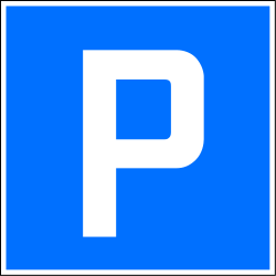 駐車は許可されています。