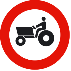 Traktörler yasak.