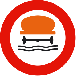 Транспортные средства с загрязненными жидкостями запрещены.