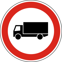 Tractors verboden.