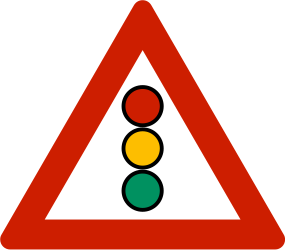 Предупреждение о светофоре.