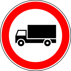 Prohibidos los camiones.