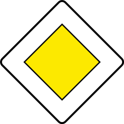 Route to be followed in order to turn left.