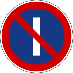 Estacionamento proibido em datas ímpares.