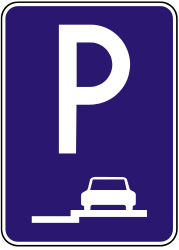 Park etmek yalnızca sınırda veya kaldırımda izin verilir.
