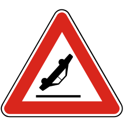 Warning for a danger with no specific traffic sign.