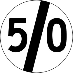 Traffic sign of Turkey: End of the <a href='/en/turkey/overview/speed-limit'>speed limit</a>