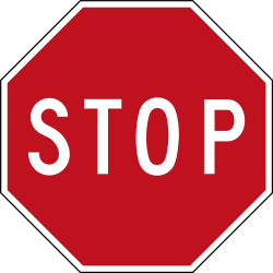 Stop and give way to all drivers.