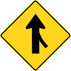 Предупреждение о пересечении боковой дороги с главной дорогой.