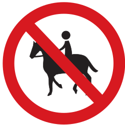 Les cavaliers interdits.