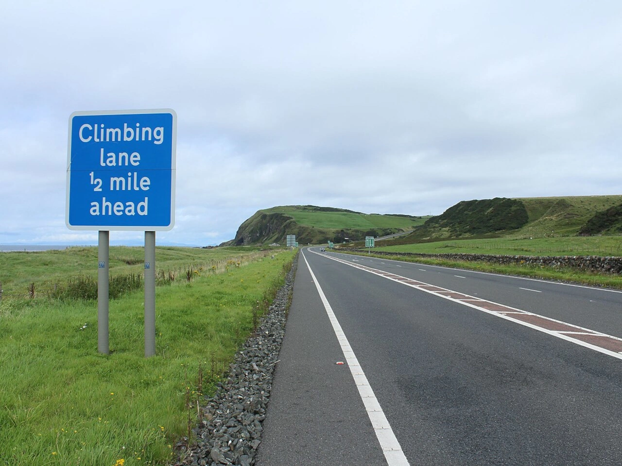 Climbing lane