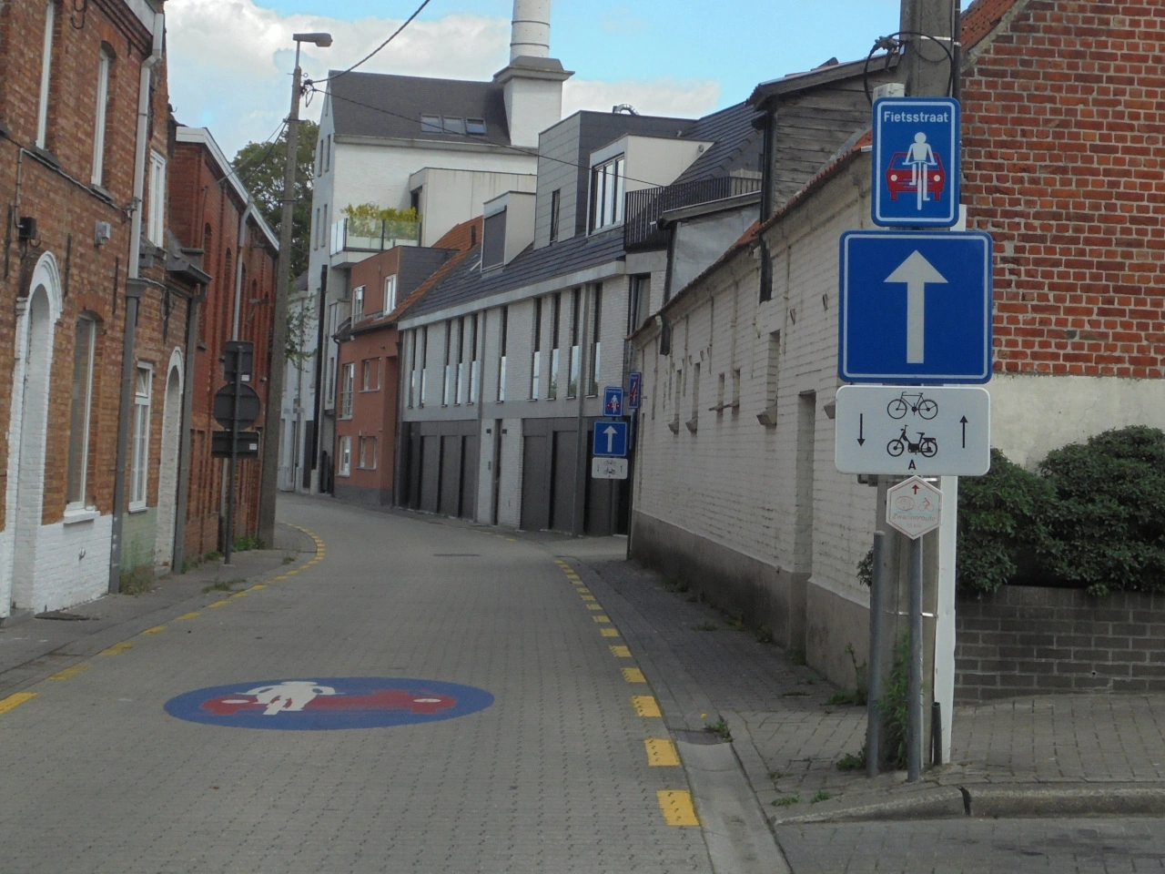 Rua ciclável