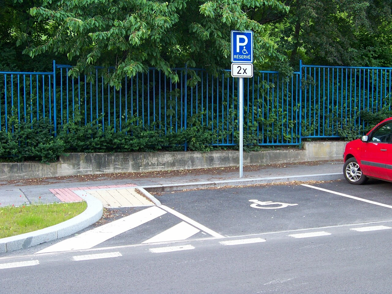 Stationnement pour personnes handicapées