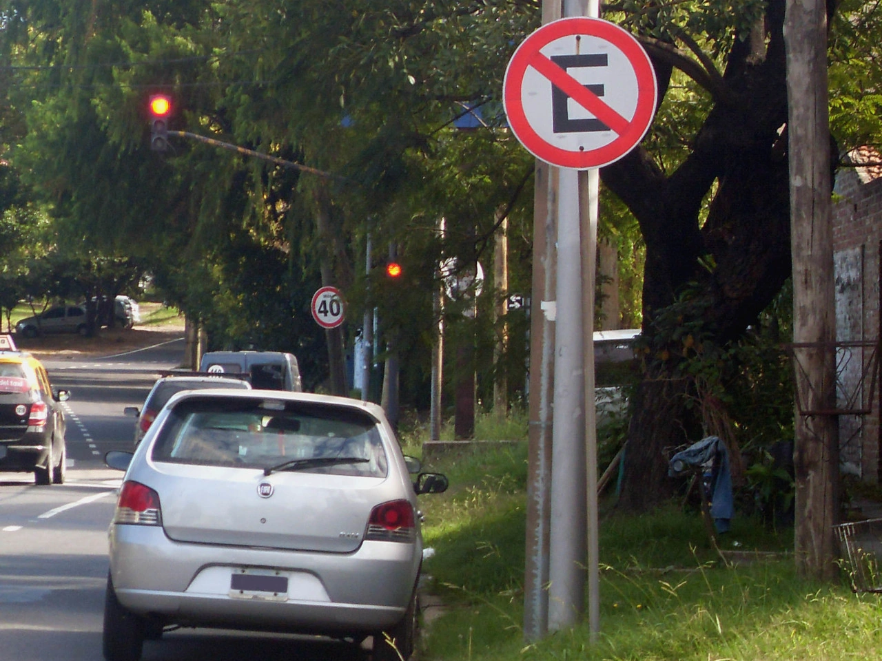 Prohibido estacionar