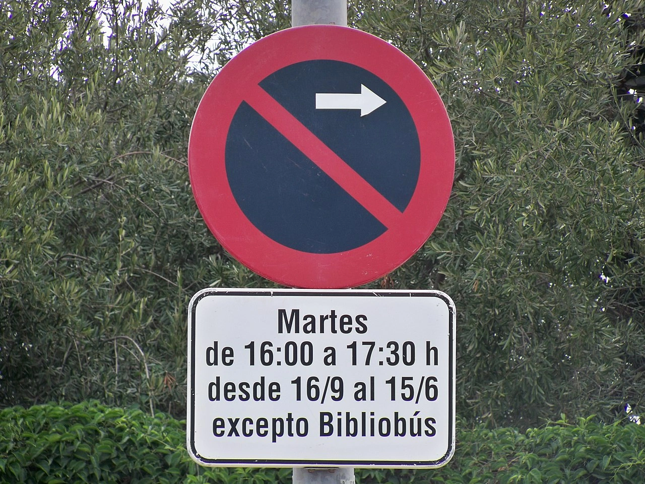 Prohibido estacionar