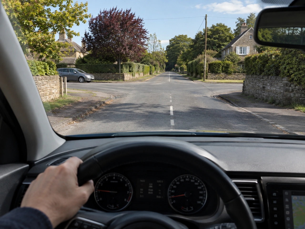 What should you do when approaching an uncontrolled junction?
