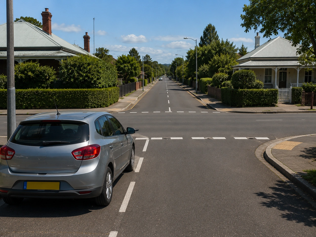 How can parking too close to a junction affect visibility?