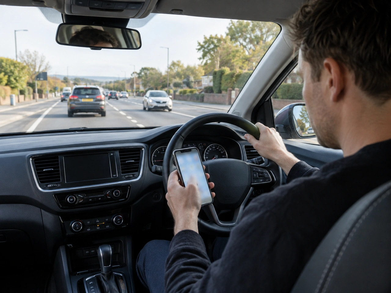 Why should you avoid using a phone while driving?