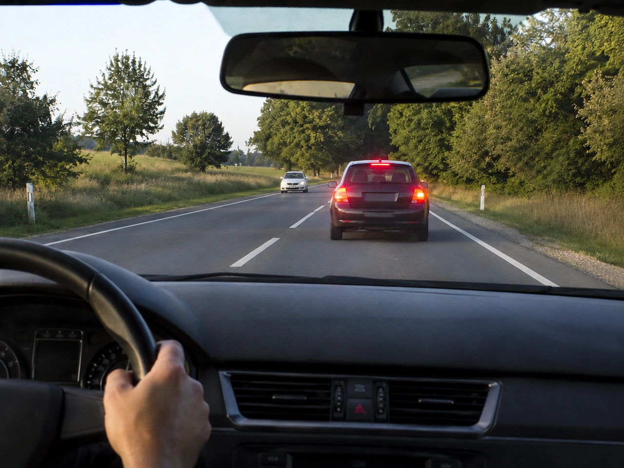 Why should you avoid sudden braking when it is not necessary?