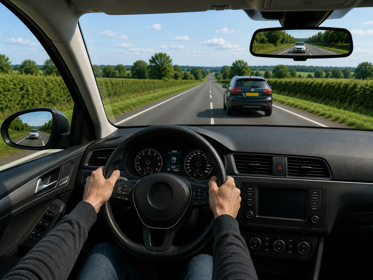What should you do before overtaking another vehicle?