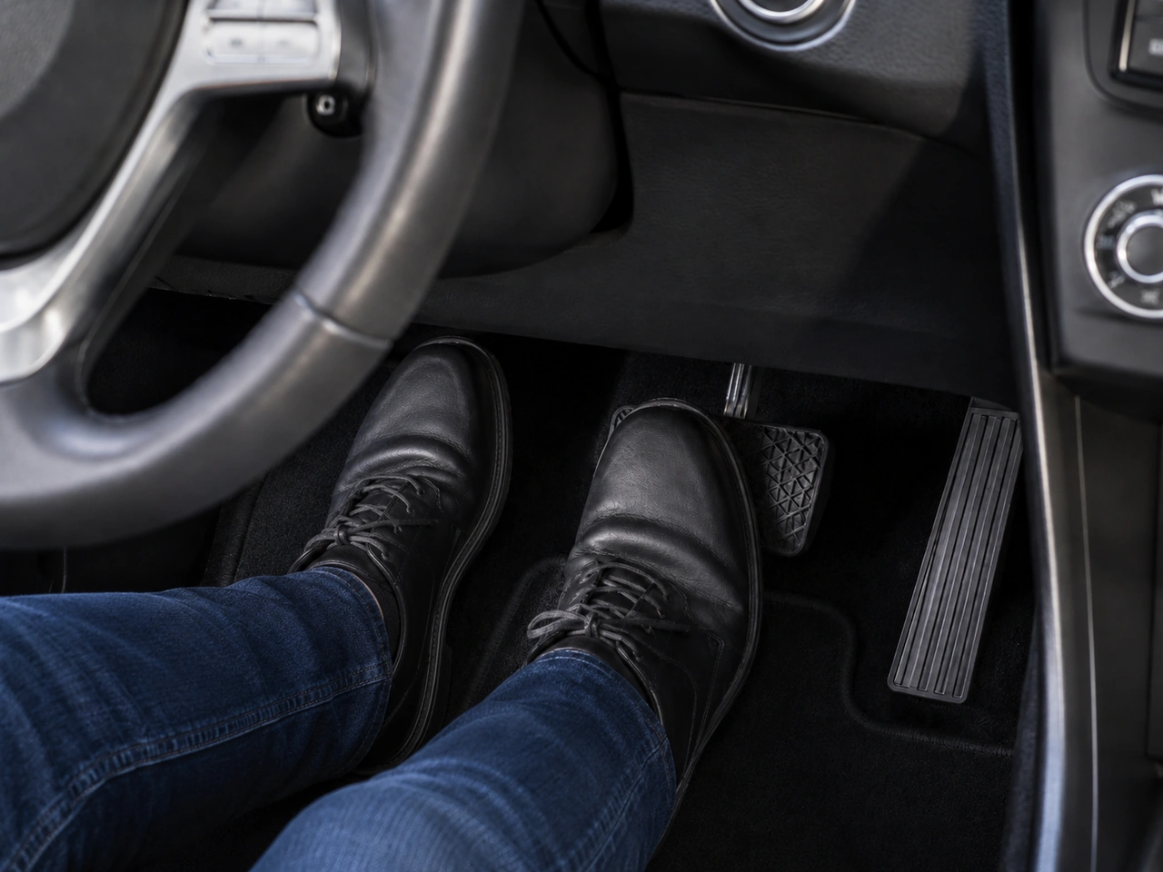 What should you do if the brake pedal feels unusually soft?
