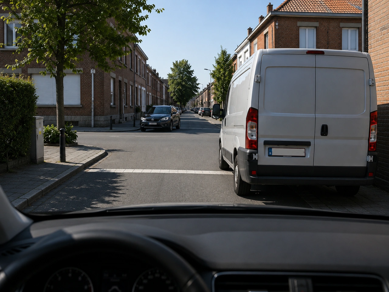 How close may you normally stop or park to an intersection?