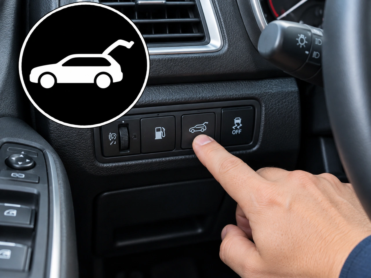 What does this vehicle-control symbol indicate?