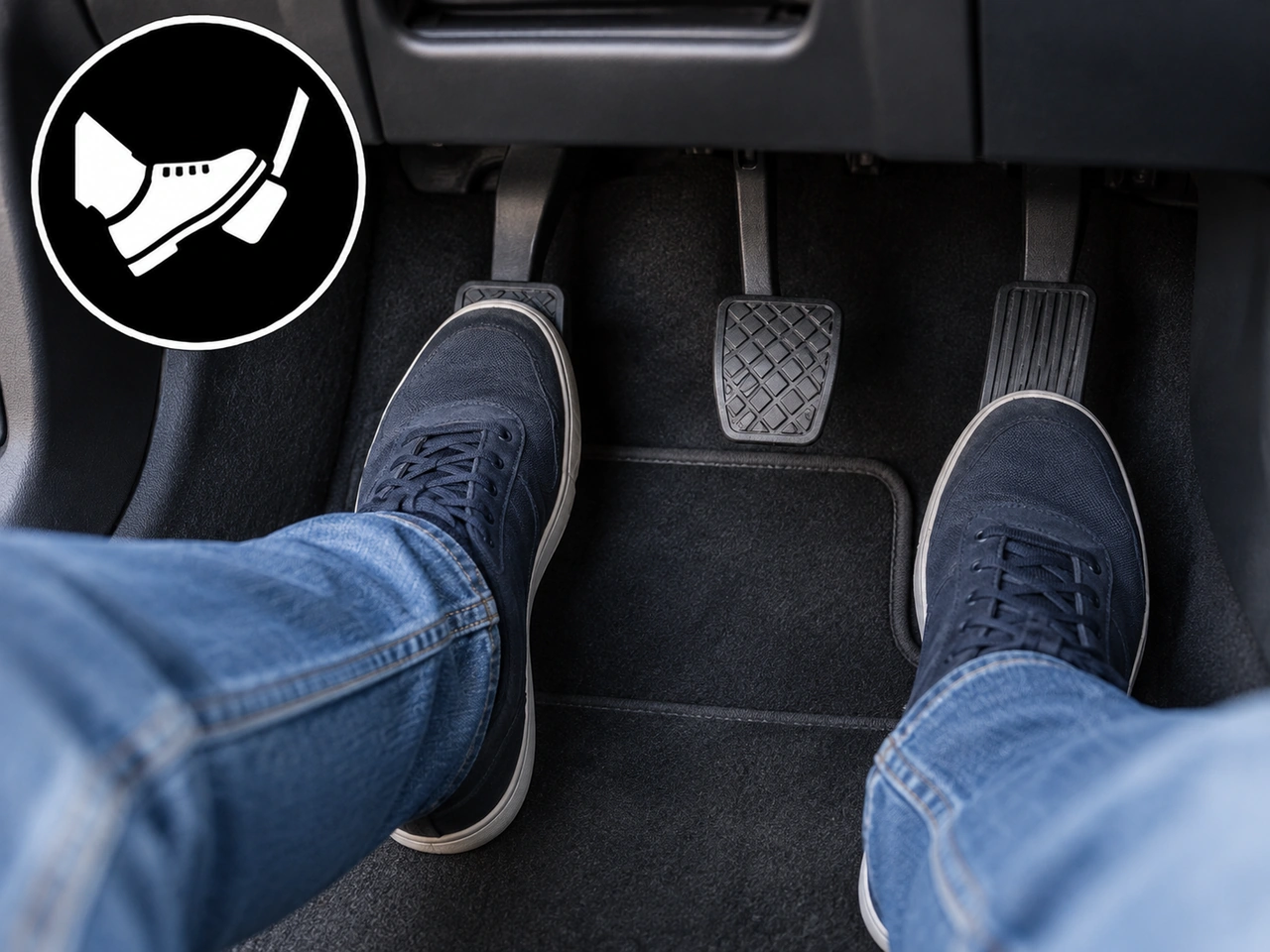 Why should you avoid keeping the clutch pedal pressed while driving?