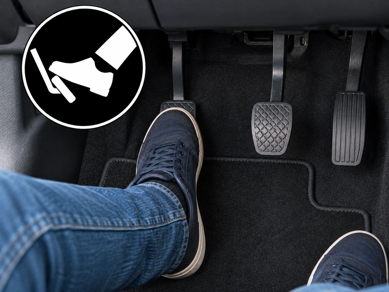 Why should you press the clutch pedal fully when changing gear?