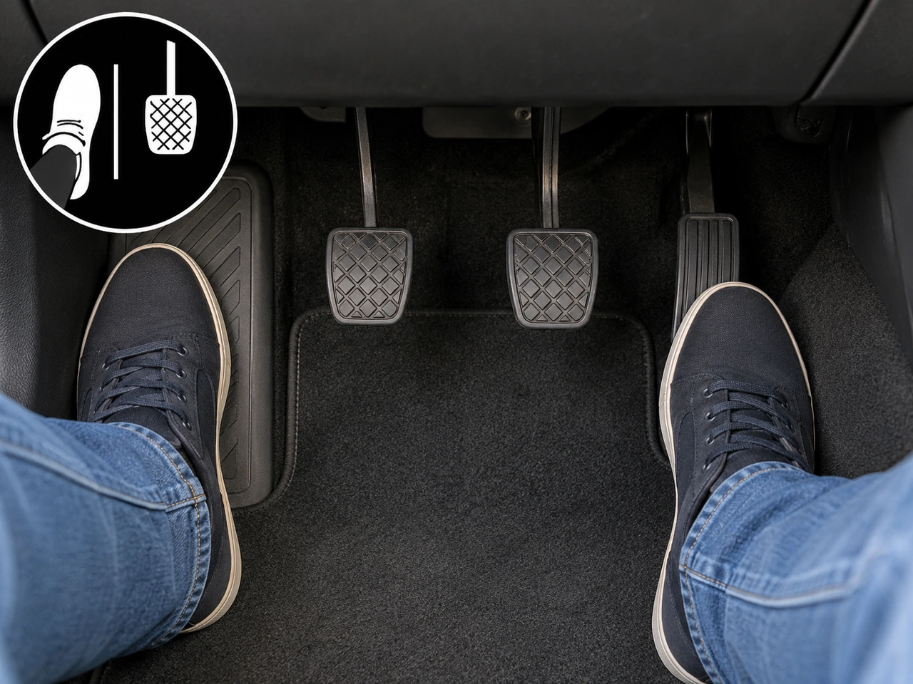 Why should you avoid resting your foot on the clutch pedal while driving?