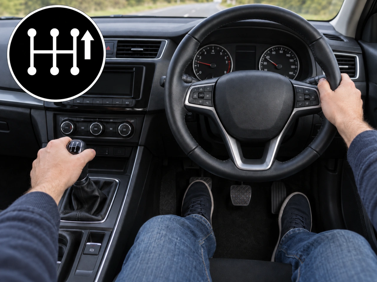 What should you normally do with the accelerator when changing to a higher gear?