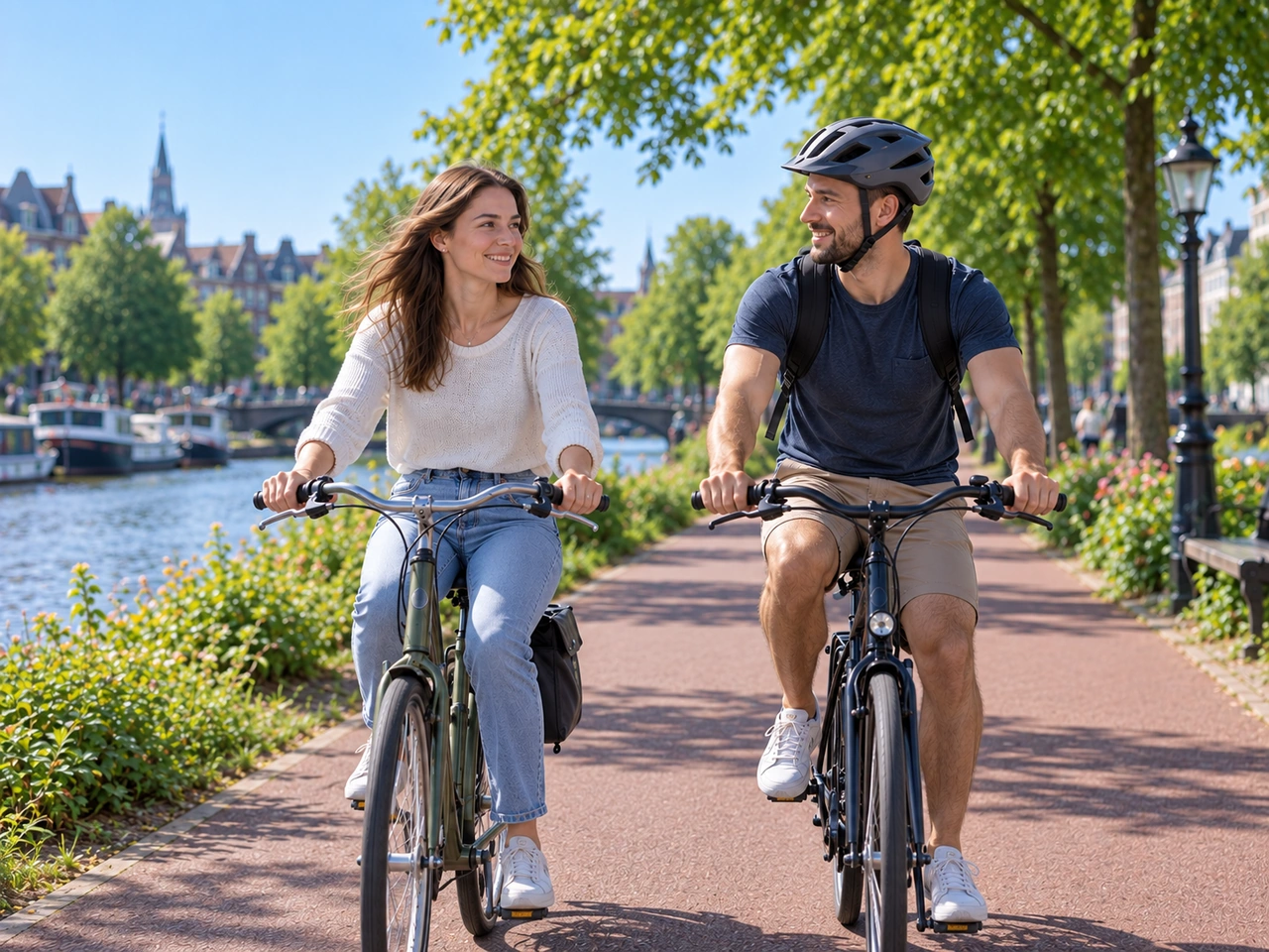Are bicycle helmets generally required in France?