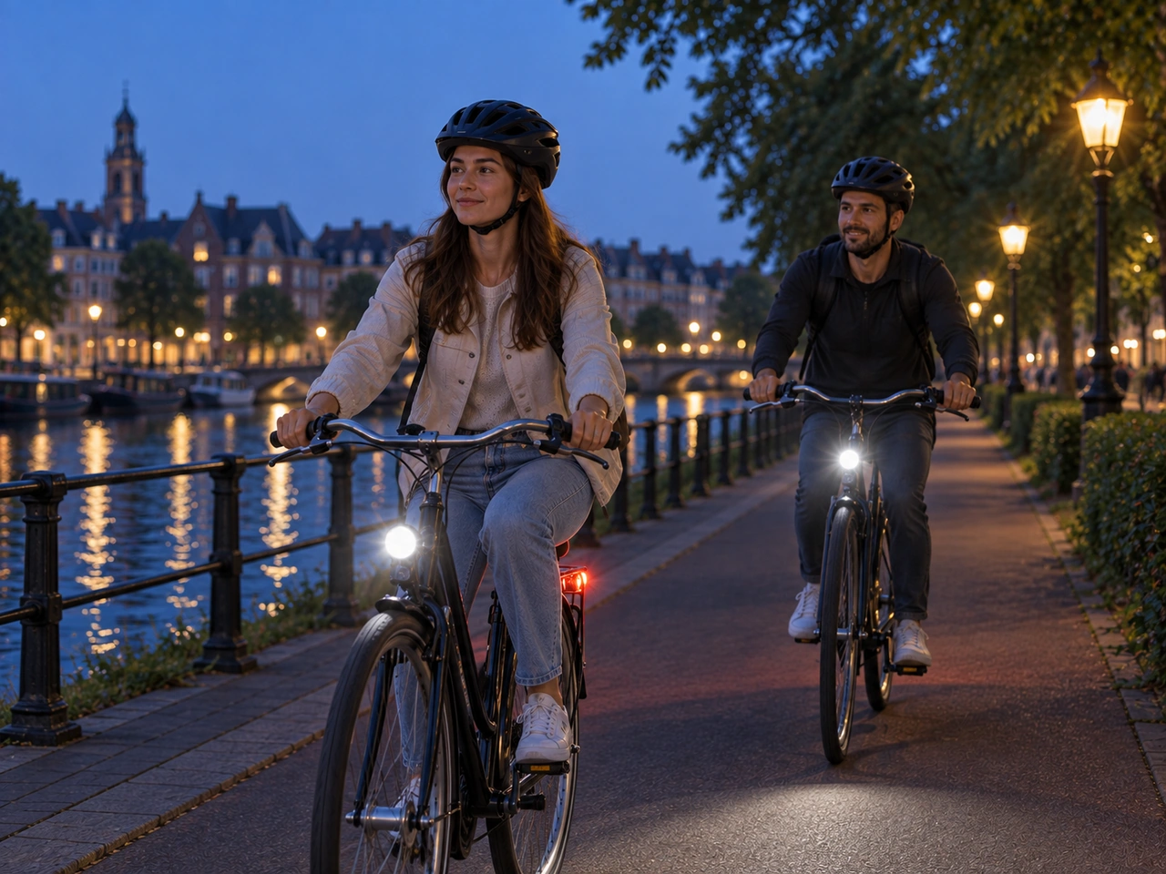 Are bicycle lights required at night in Sweden?