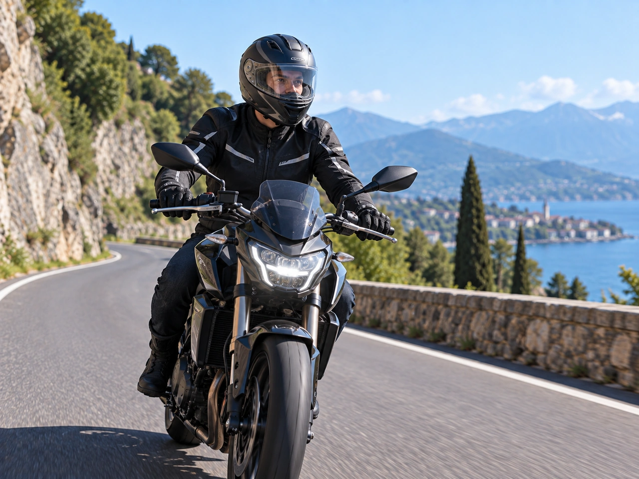 Are motorcycle riders generally required to wear a helmet in Sweden?
