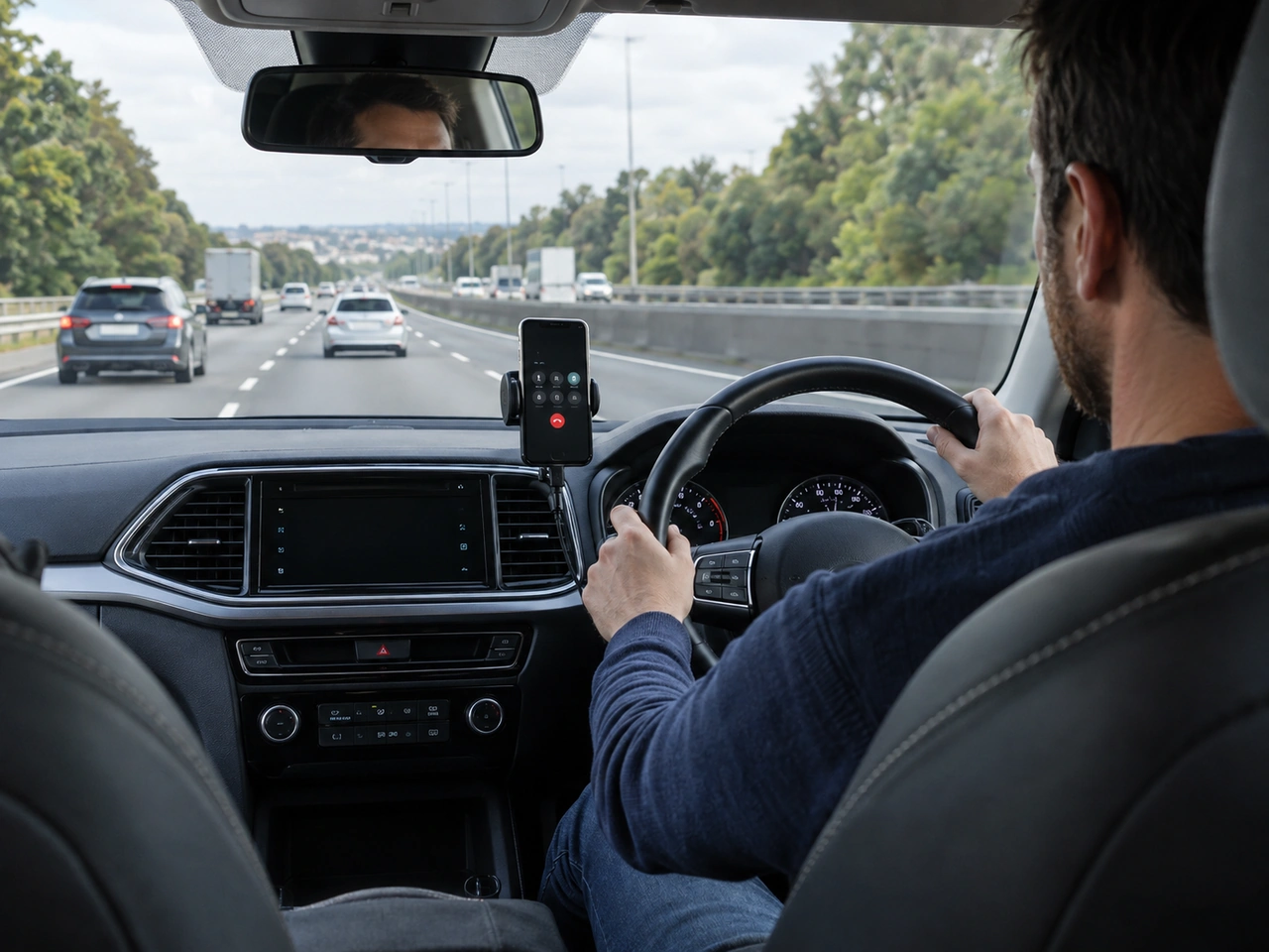 How may drivers normally use a phone while driving in New Zealand?