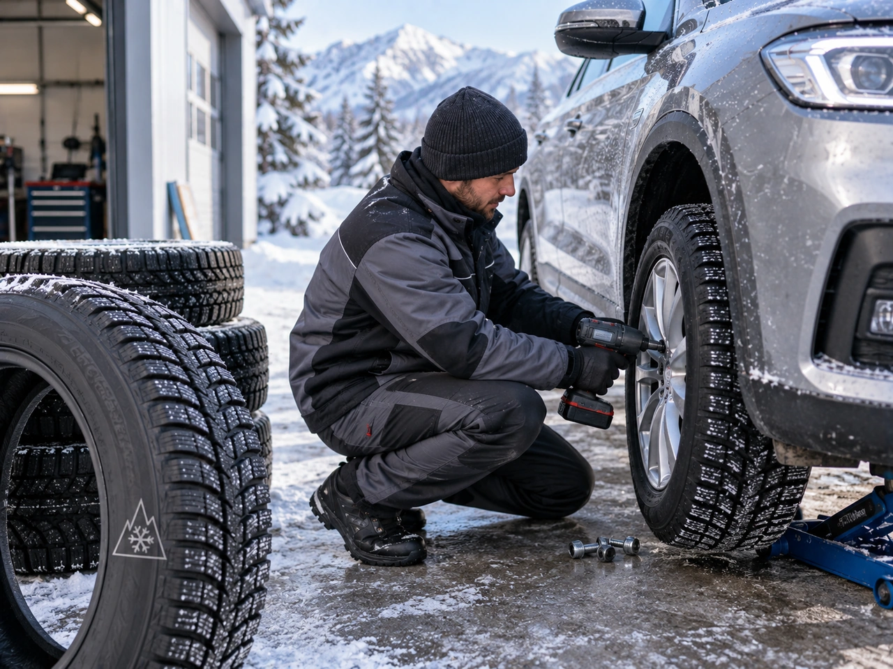 Are winter tyres generally required in Flanders?