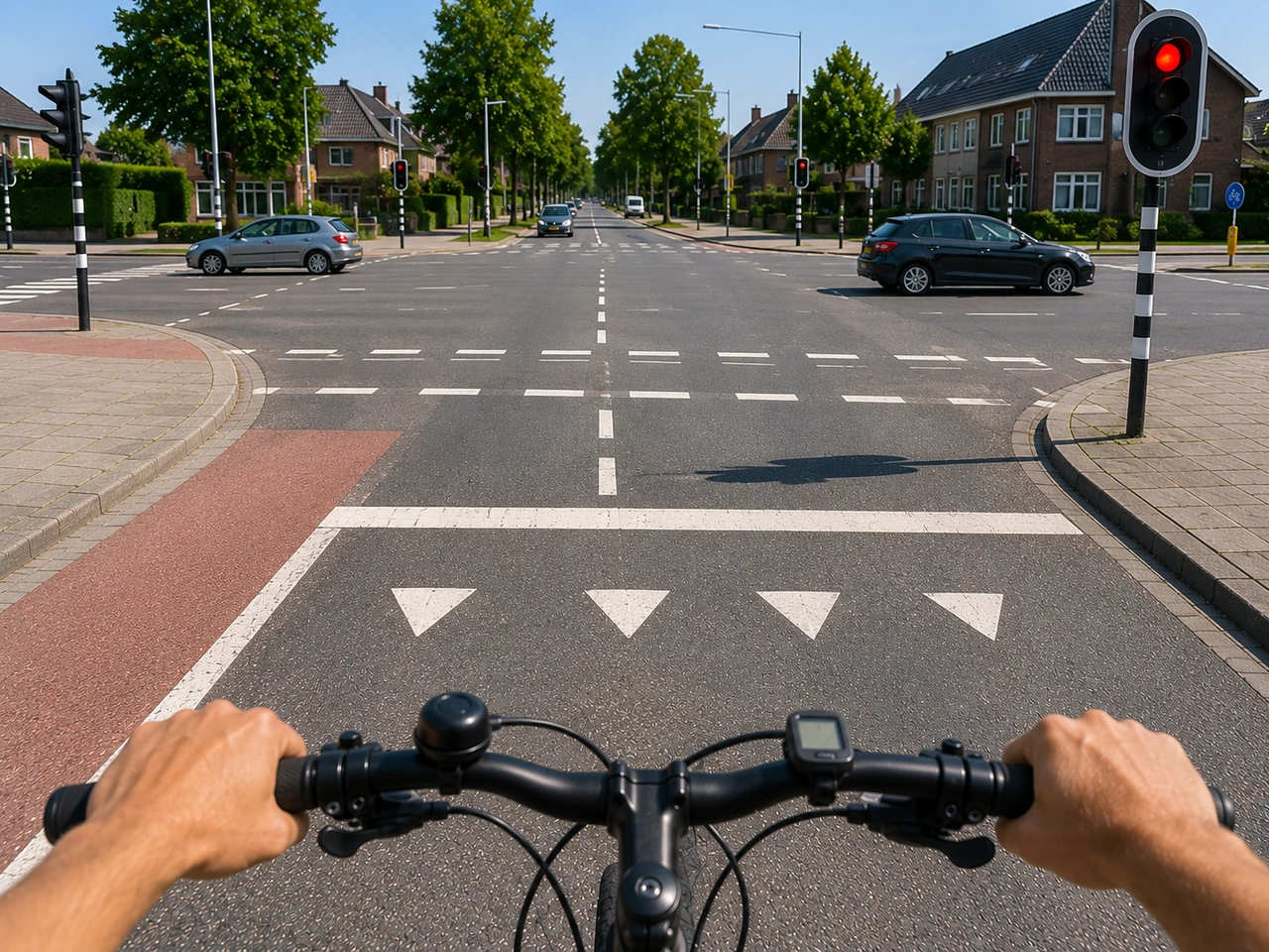 What should cyclists do when approaching a junction?