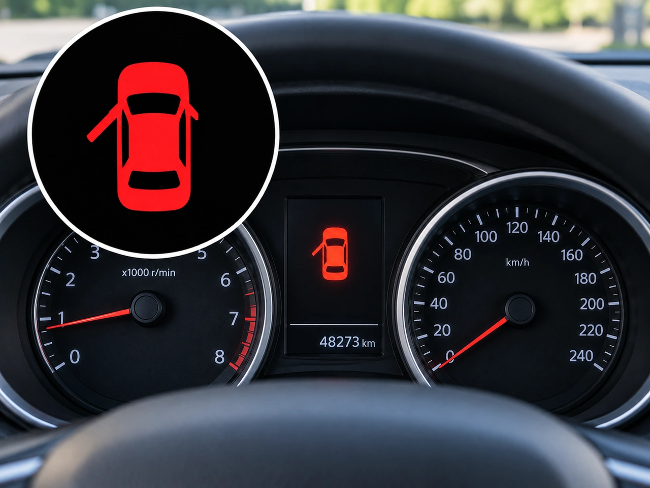 What does this dashboard symbol indicate?