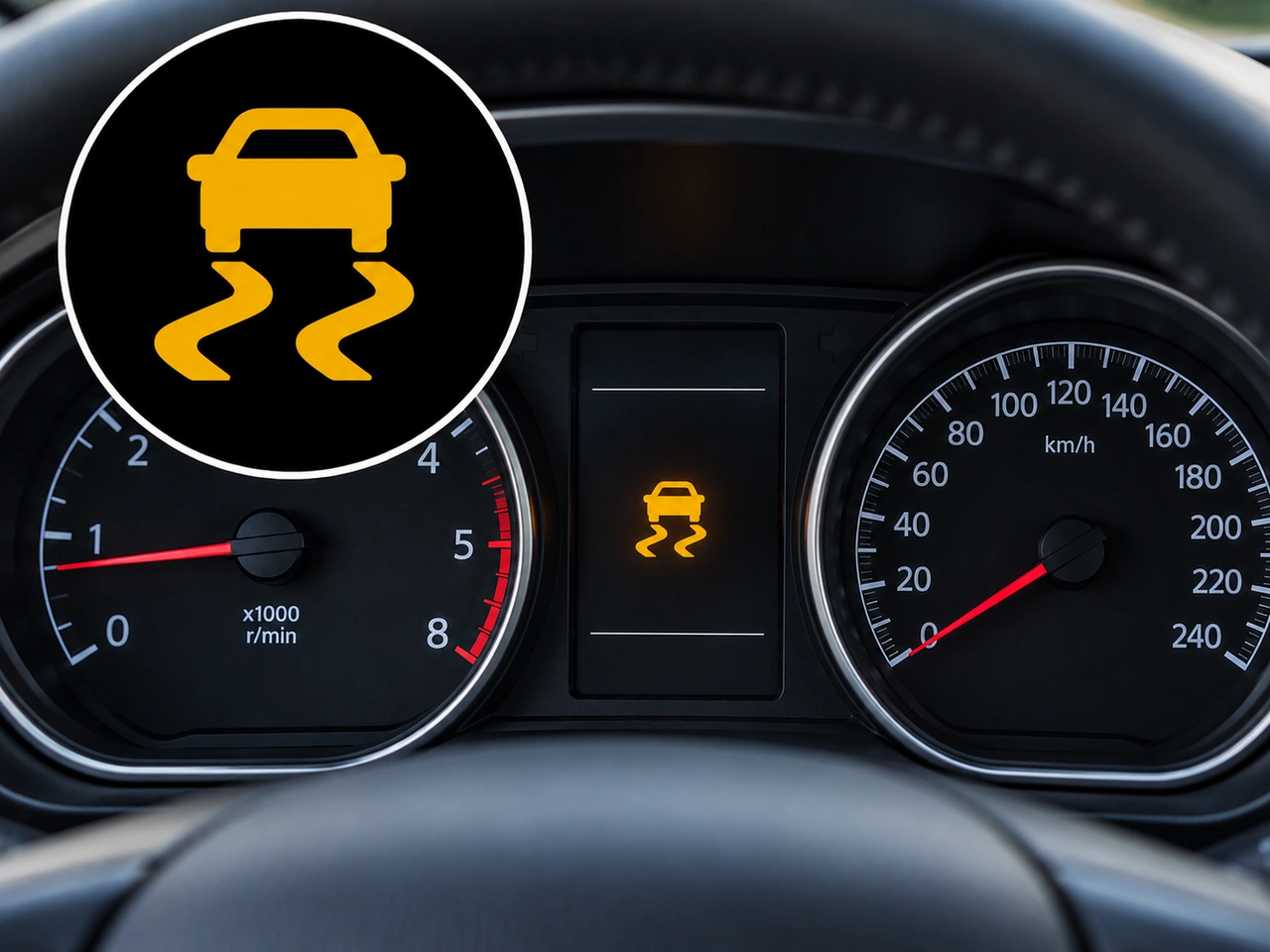 What does this dashboard symbol indicate?