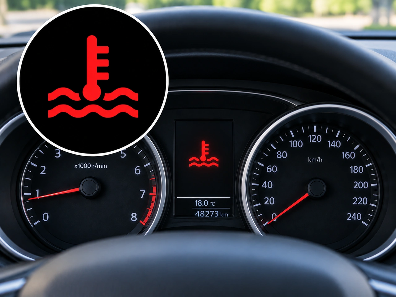 What does this dashboard symbol indicate?