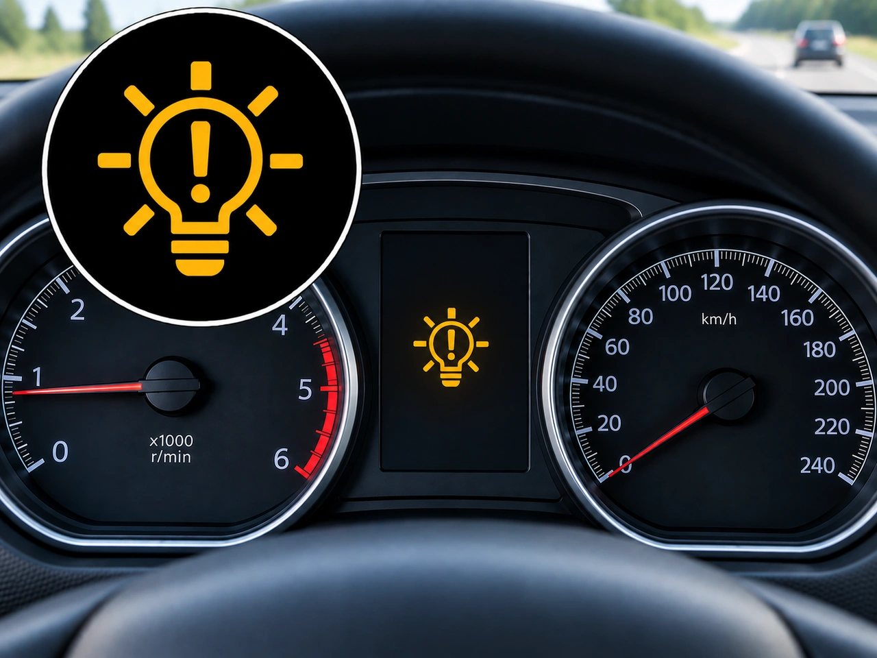 What does this dashboard symbol indicate?