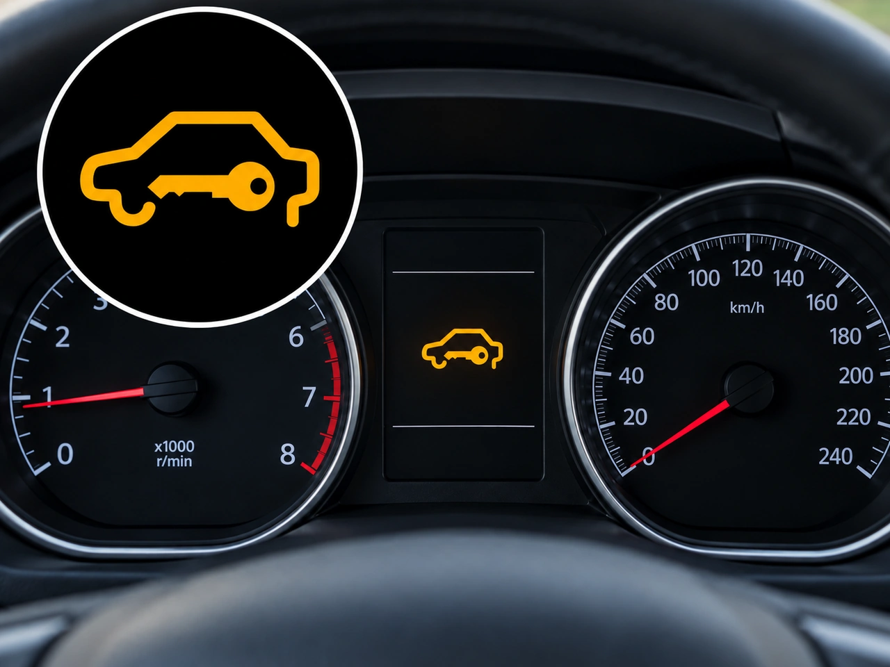 What does this dashboard symbol indicate?