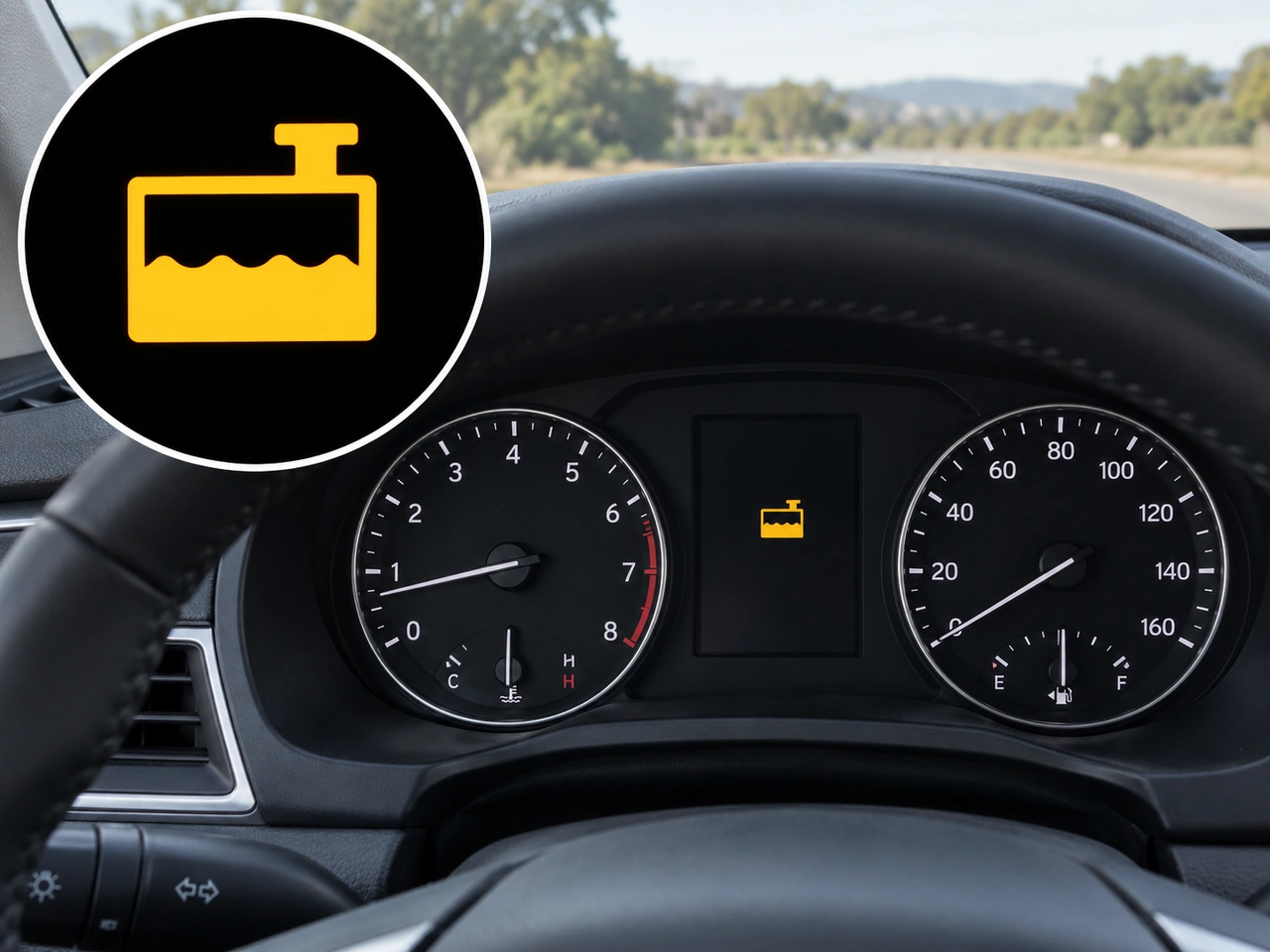 What does this dashboard symbol indicate?