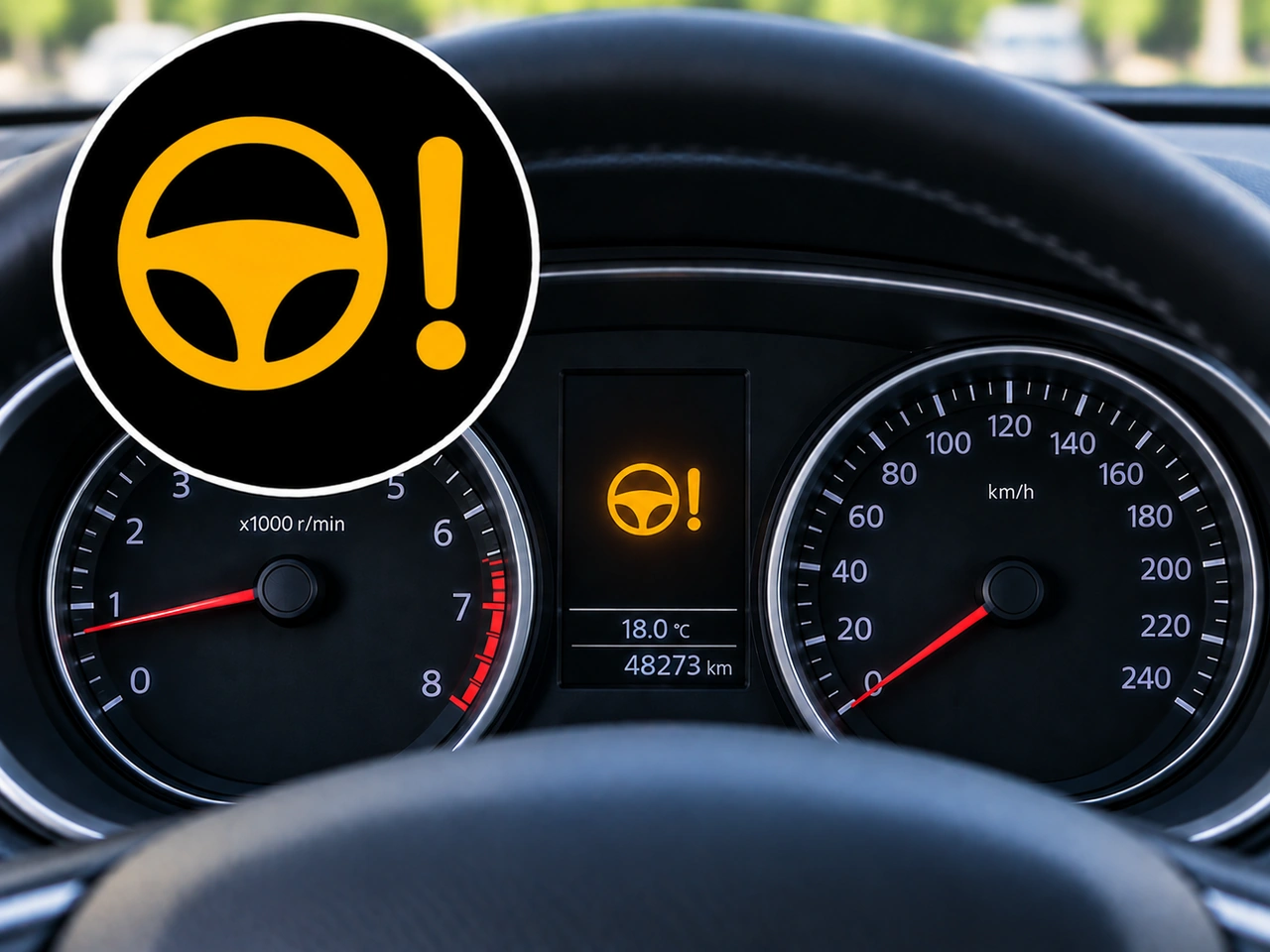 What does this dashboard symbol indicate?
