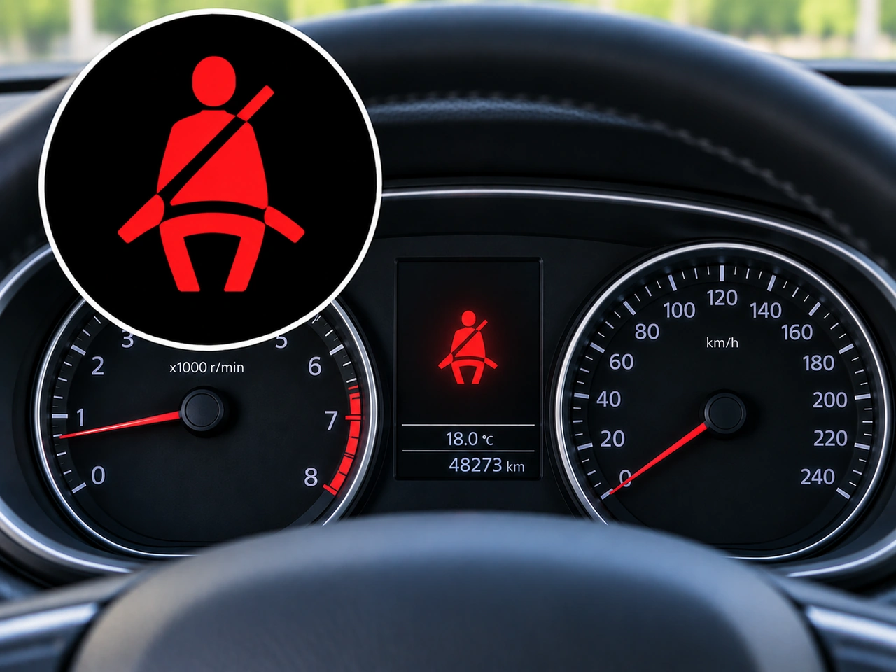What does this dashboard symbol indicate?