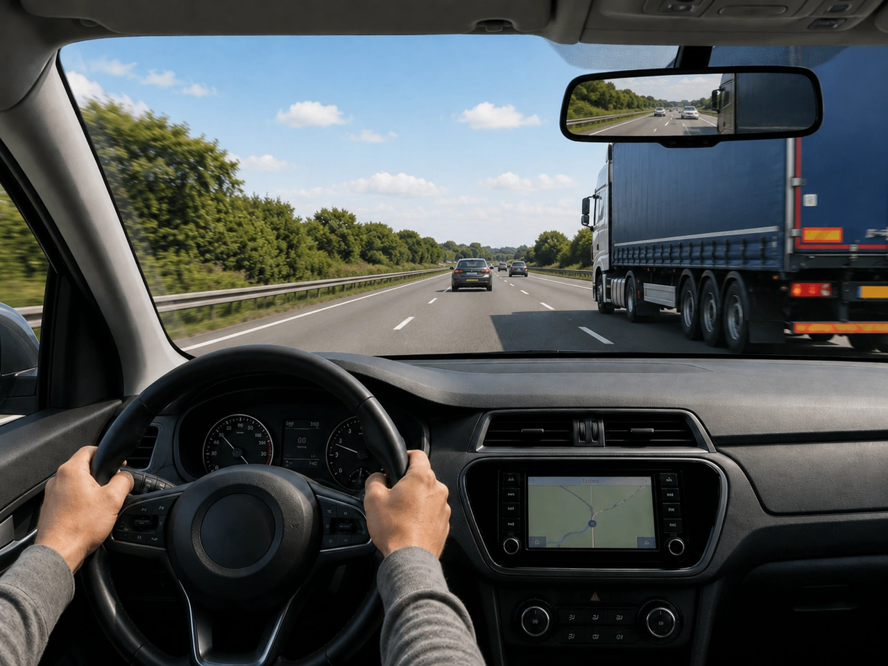 It is safer to drive faster than the speed limit when overtaking.